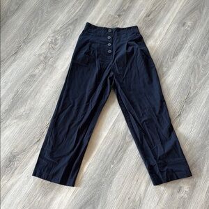 OAK + FORT Navy Trousers size 0